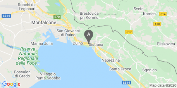 mappa 43, Frazione Sistiana - Sistiana (TS)  bici  a Gorizia