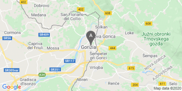 mappa Piazza Cavour, 09 - Gorizia (GO)  bici  a Gorizia