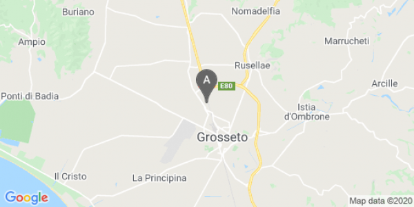 mappa Via Ambra, 19/B - Grosseto (GR)  auto lungo termine a Grosseto