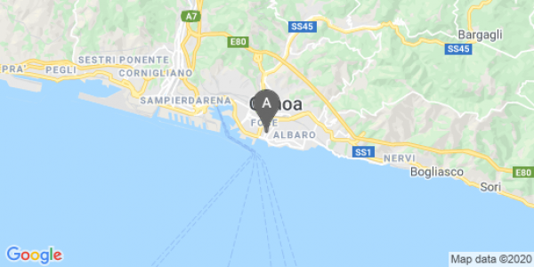 mappa Via Ruspoli, 11/A/R - Genova (GE)  auto lungo termine a Imperia
