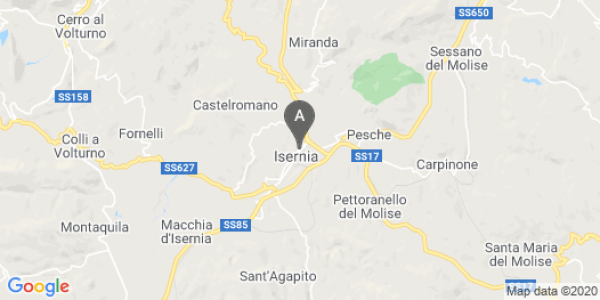 mappa Via Alighieri Dante, 32 - Isernia (IS)  auto lungo termine a Isernia