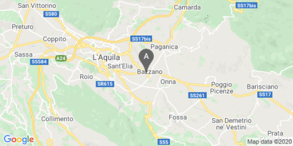 mappa 42,990, Ss 17 - Bazzano (AQ)  auto lungo termine a L'Aquila