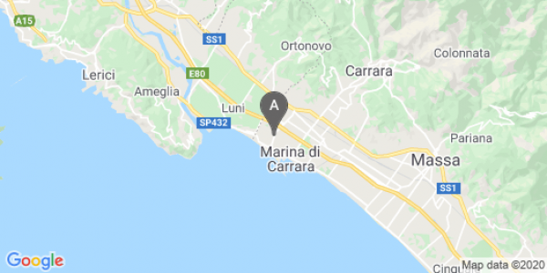 mappa Viale Galileo Galilei, 111 - Carrara (MS)  auto lungo termine a La Spezia