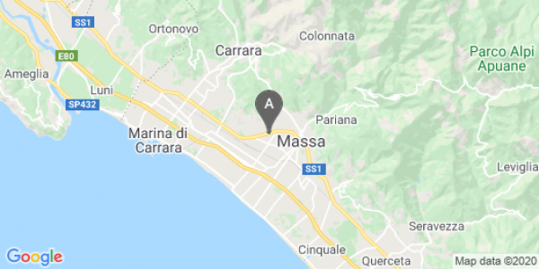 mappa Via Aurelia Ovest, 193 - Massa (MS)  auto lungo termine a La Spezia