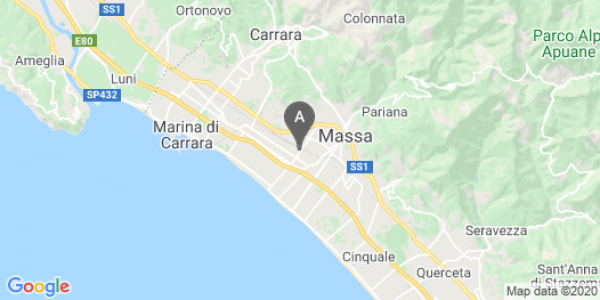 mappa Via Bordigona, 8/A - Massa (MS)  auto lungo termine a La Spezia