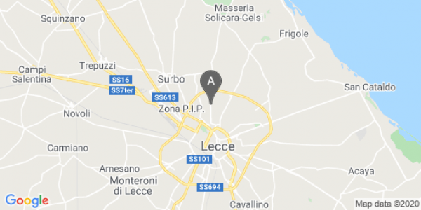 mappa Via Adriatica, 259 - Lecce (LE)  auto lungo termine a Lecce