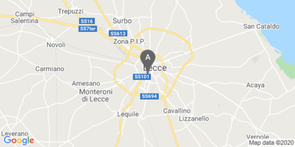 mappa Piazzale Stazione, 1 - Lecce (LE)  auto lungo termine a Lecce