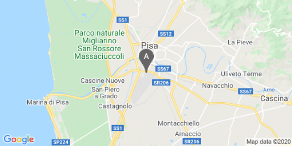 mappa Piazzale Corradino D'Ascanio, 1 - Pisa (PI)  auto lungo termine a Lucca