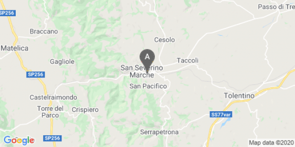 mappa B.Go Conce, 6 - San Severino Marche (MC)  auto lungo termine a Macerata