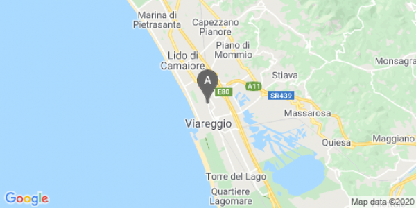 mappa Via Aurelia Nord, 101/A - Viareggio (LU)  auto lungo termine a Massa-Carrara