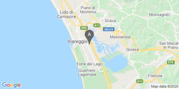 mappa Via Scirocco, 63 - Viareggio (LU)  auto lungo termine a Massa-Carrara
