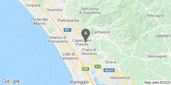 mappa Via Sarzanese, 109 - Camaiore (LU)  auto lungo termine a Massa-Carrara
