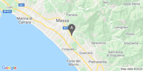 mappa Via Nerino Garbuio, 73 - Montignoso (MS)  auto lungo termine a Massa-Carrara