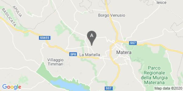 mappa Via Vincenzo Alvino - Matera (MT)  auto lungo termine a Matera
