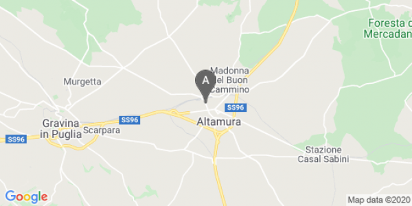 mappa Via Parisi, 1438 - Altamura (BA)  auto lungo termine a Matera