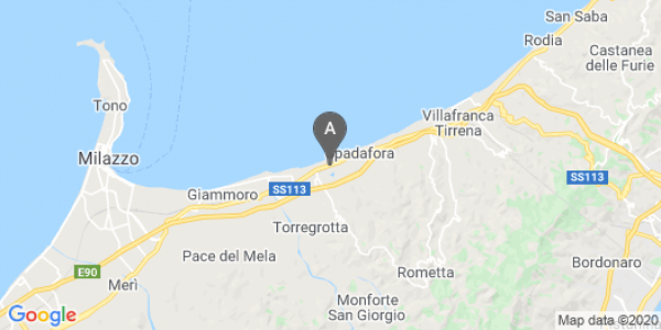 mappa Via Nazionale, 360 - Venetico (ME)  auto lungo termine a Messina