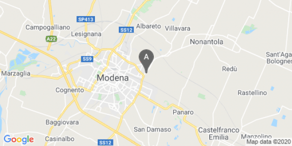 mappa Via Raimondo Dalla Costa, 70 - Modena (MO)  auto lungo termine a Modena
