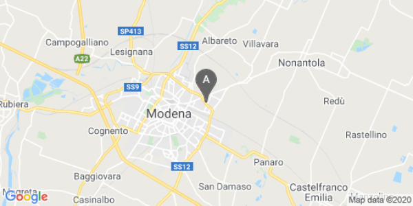 mappa Via Papa Giovanni XXIII, 42 - Modena (MO)  auto lungo termine a Modena