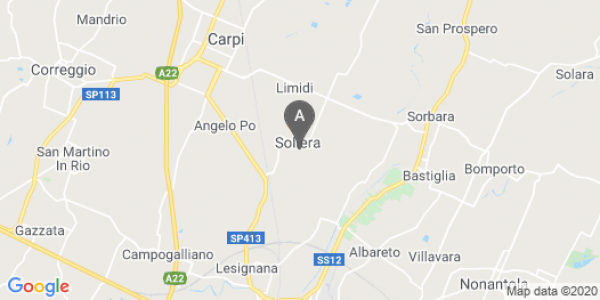 mappa 81, Via Roma - Soliera (MO)  bici  a Modena