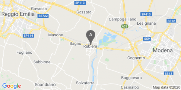 mappa 4, Via Stazione - Rubiera (RE)  bici  a Modena