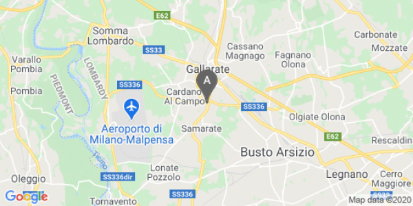 mappa Via Filippo Turati, 15 - Samarate (VA)  auto lungo termine a Novara