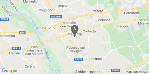 mappa Via Crivelli, 14/16 - Magenta (MI)  auto lungo termine a Novara