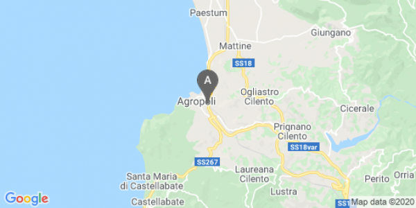 mappa Via Dante Alighieri - Agropoli (SA)  auto lungo termine a Ogliastra