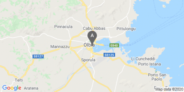 mappa Via De Filippi, 45 - Olbia (SS)  auto lungo termine a Olbia-Tempio