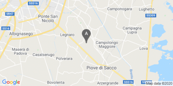 mappa 13, Via Groppo Evangelista - Sant'Angelo Di Piove Di Sacco (PD)  bici  a Padova