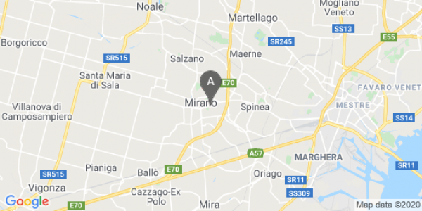 mappa 141, Via Della Vittoria - Mirano (VE)  bici  a Padova