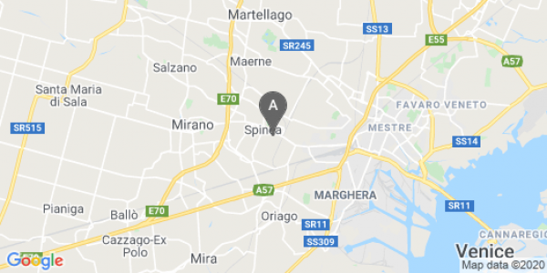 mappa 2, Via Alfieri Vittorio - Spinea (VE)  bici  a Padova