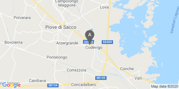 mappa 10, Via Galileo Galilei - Codevigo (PD)  bici  a Padova