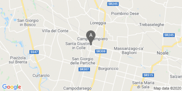 mappa Via Rostirola, 2 - Camposampiero (PD)  auto lungo termine a Padova