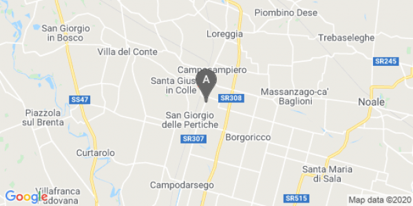 mappa Via Ippolito Nievo, 2 - Camposampiero (PD)  auto lungo termine a Padova