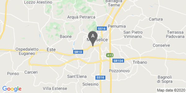 mappa 76, Via Cristoforo Colombo - Monselice (PD)  bici  a Padova