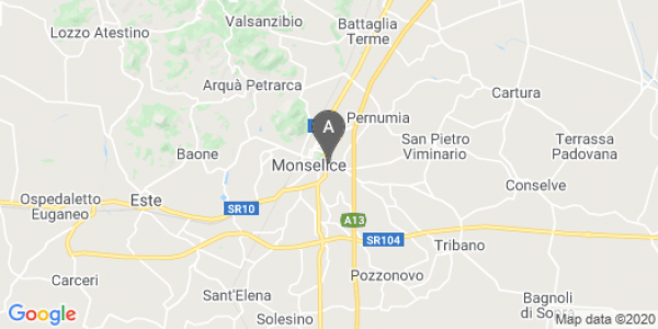 mappa 10, Via Costa Calcinara - Monselice (PD)  bici  a Padova