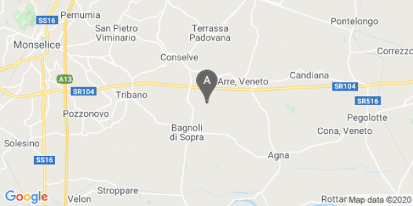 mappa 9, Via Dell' Artigianato - Bagnoli Di Sopra (PD)  bici  a Padova