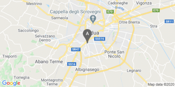 mappa Guizza Conselvana, 20/B - Padova (PD)  bici  a Padova