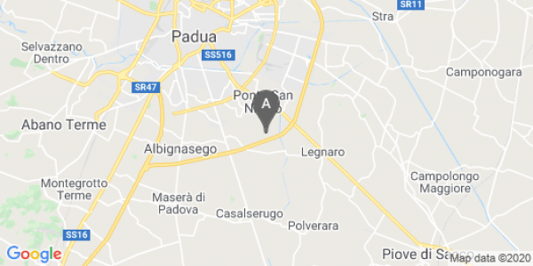 mappa 4/B, Viale Spagna - Ponte San Nicolò (PD)  bici  a Padova