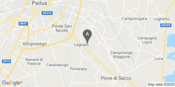 mappa 1/C, Via IV Novembre - Legnaro (PD)  bici  a Padova