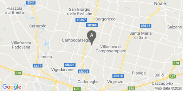 mappa 170, Via Bassa I - Campodarsego (PD)  bici  a Padova