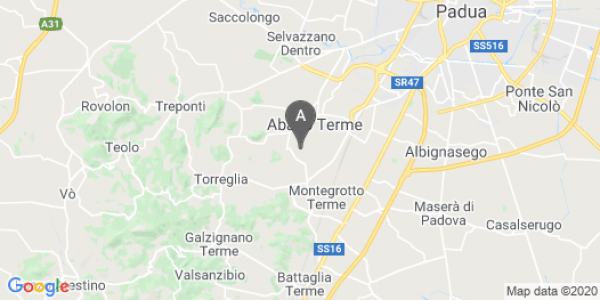 mappa 5/F, Via Configliachi Luigi - Abano Terme (PD)  bici  a Padova