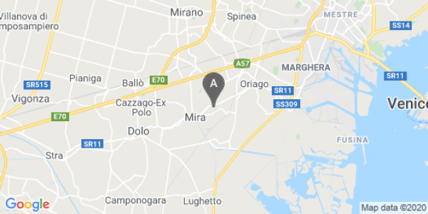 mappa 3, Via Mocenigo - Mira (VE)  bici  a Padova