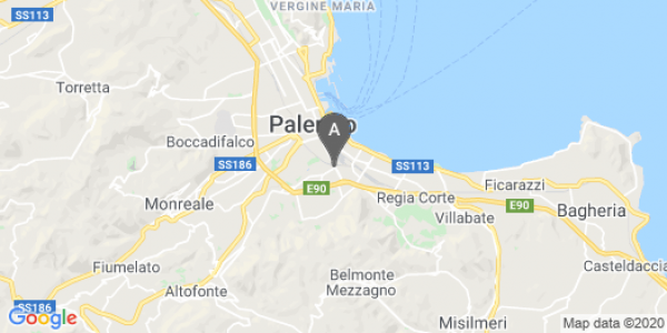 mappa Via Oreto, 349 - Palermo (PA)  auto lungo termine a Palermo