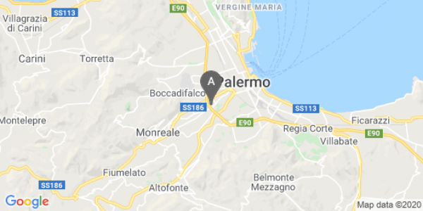 mappa Via Branciforti Vincenzo, 16/18 - Palermo (PA)  auto lungo termine a Palermo