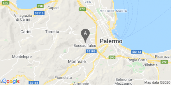 mappa Via Pandolfini, 3 - Palermo (PA)  auto lungo termine a Palermo