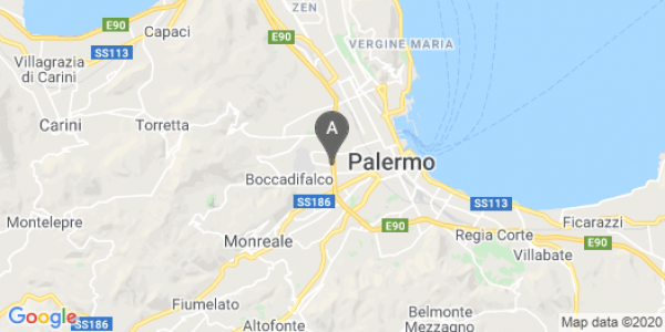 mappa Via Tasca Lanza, 118 - Palermo (PA)  auto lungo termine a Palermo