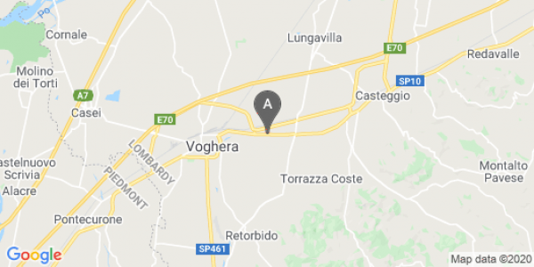 mappa Via Piacenza, 121 - Voghera (PV)  auto lungo termine a Pavia