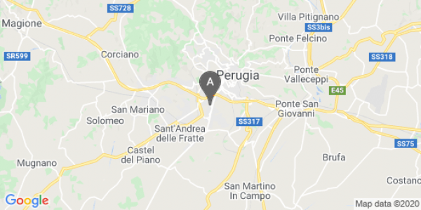 mappa Via Piccolpasso Cipriano, 119/121 - Perugia (PG)  auto lungo termine a Perugia
