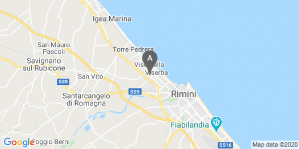 mappa Via Dante Di Nanni, 28 - Rimini (RN)  auto lungo termine a Pesaro e Urbino